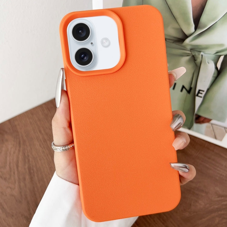 Custodia TPU con texture pelle per iPhone 16 Pro