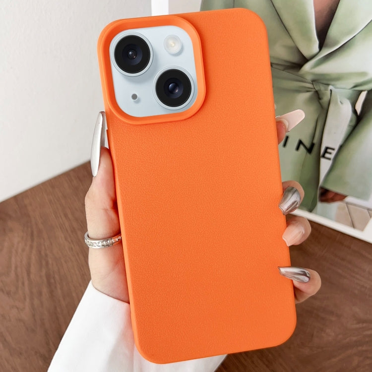 Custodia TPU con texture pelle per iPhone 15 Pro