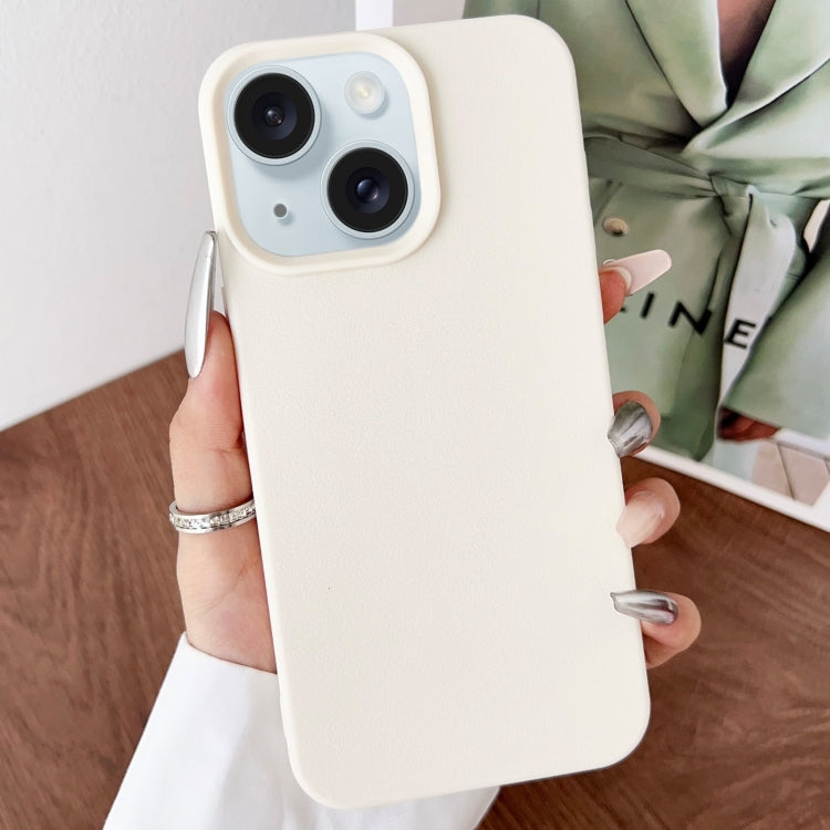 Custodia TPU con texture pelle per iPhone 15 Pro