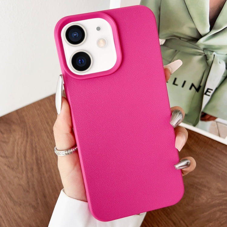 Custodia TPU con texture pelle per iPhone 12 Pro