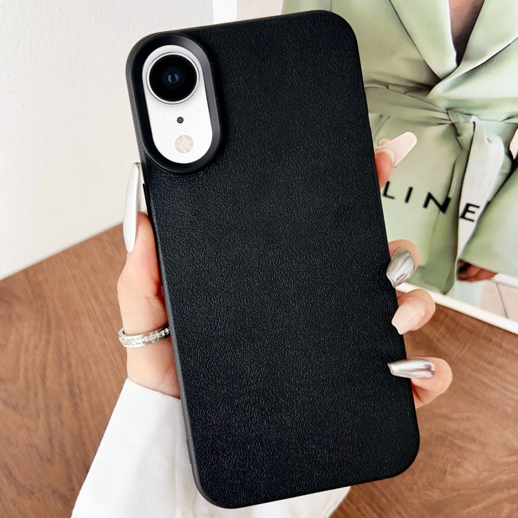 Custodia TPU con texture pelle per iPhone XS Max