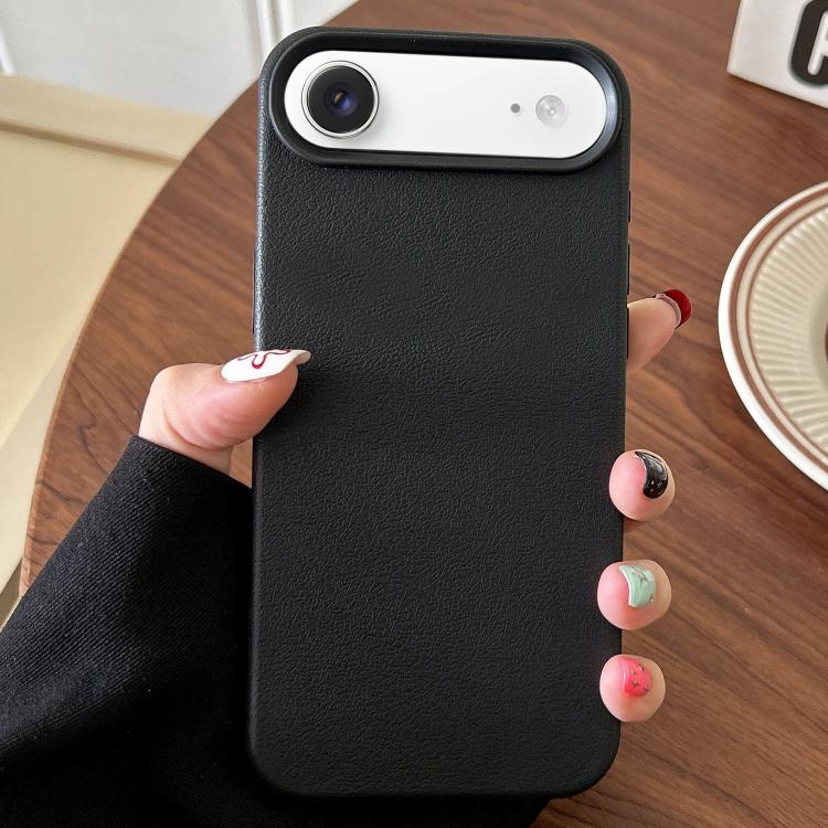 Custodia TPU con texture pelle per iPhone 17 Pro