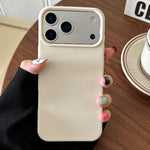 Custodia TPU con texture pelle per iPhone 18 e 17 Pro Max