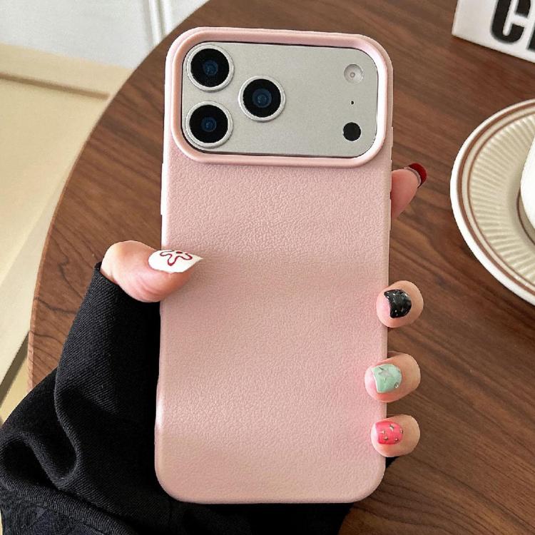 Custodia TPU con texture pelle per iPhone 18 e 17 Pro Max