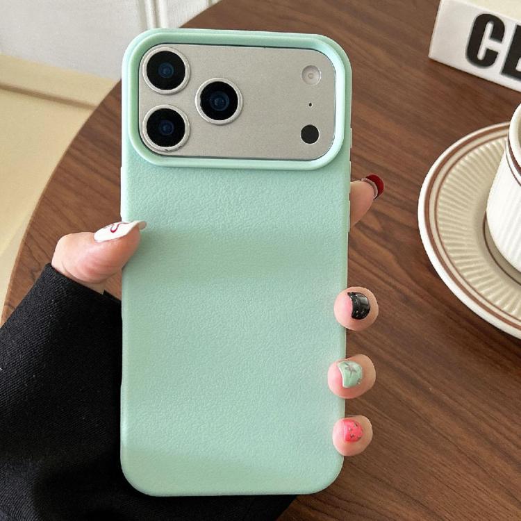 Custodia TPU con texture pelle per iPhone 18 e 17 Pro Max