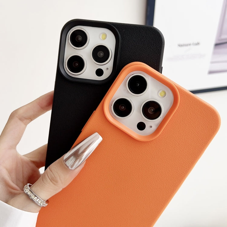 Custodia TPU con texture pelle per iPhone 12 Pro
