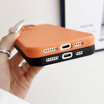Custodia TPU con texture pelle per iPhone 14 e 14 Pro