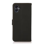 Custodia per telefono RFID in vera pelle KHAZNEH Custer, For Samsung Galaxy A06 4G