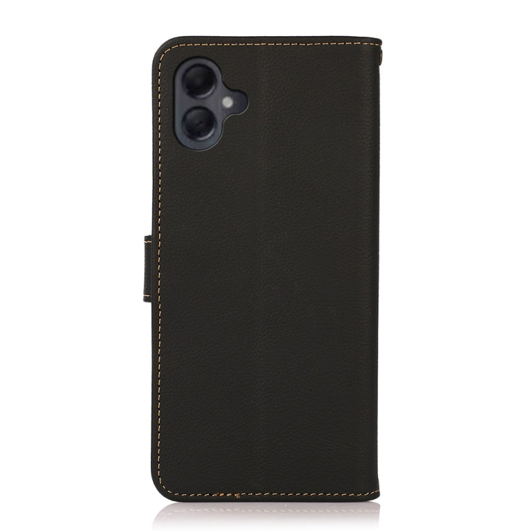 Custodia per telefono RFID in vera pelle KHAZNEH Custer, For Samsung Galaxy A06 4G