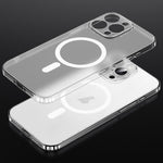 Custodia magnetica per telefono SULADA Crystal Sand Series MagSafe satinata galvanica, For iPhone 18 Pro, For iPhone 18 Pro Max, For iPhone 17 Pro Max, For iPhone 17 Pro, For iPhone 17, For iPhone Air, For iPhone 16 Pro Max, For iPhone 16 Pro          ...