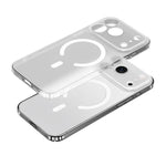 Custodia magnetica per telefono SULADA Crystal Sand Series MagSafe satinata galvanica, For iPhone 18 Pro, For iPhone 18 Pro Max, For iPhone 17 Pro Max, For iPhone 17 Pro, For iPhone 17, For iPhone Air, For iPhone 16 Pro Max, For iPhone 16 Pro          ...