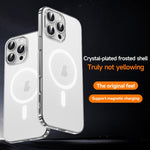 Custodia magnetica per telefono SULADA Crystal Sand Series MagSafe satinata galvanica, For iPhone 18 Pro, For iPhone 18 Pro Max, For iPhone 17 Pro Max, For iPhone 17 Pro, For iPhone 17, For iPhone Air, For iPhone 16 Pro Max, For iPhone 16 Pro          ...