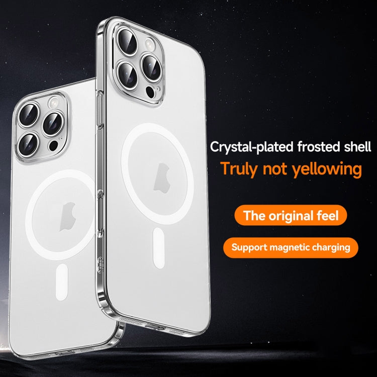 Custodia magnetica per telefono SULADA Crystal Sand Series MagSafe satinata galvanica, For iPhone 18 Pro, For iPhone 18 Pro Max, For iPhone 17 Pro Max, For iPhone 17 Pro, For iPhone 17, For iPhone Air, For iPhone 16 Pro Max, For iPhone 16 Pro          ...