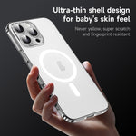 Custodia magnetica per telefono SULADA Crystal Sand Series MagSafe satinata galvanica, For iPhone 18 Pro, For iPhone 18 Pro Max, For iPhone 17 Pro Max, For iPhone 17 Pro, For iPhone 17, For iPhone Air, For iPhone 16 Pro Max, For iPhone 16 Pro          ...