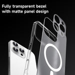 Custodia magnetica per telefono SULADA Crystal Sand Series MagSafe satinata galvanica, For iPhone 18 Pro, For iPhone 18 Pro Max, For iPhone 17 Pro Max, For iPhone 17 Pro, For iPhone 17, For iPhone Air, For iPhone 16 Pro Max, For iPhone 16 Pro          ...