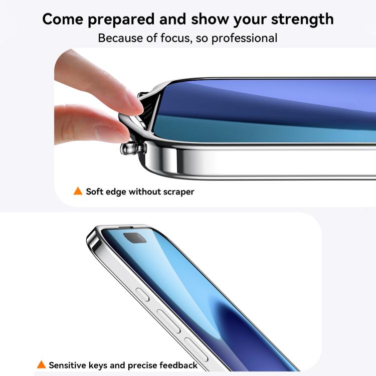Custodia per telefono con cornice morbida in TPU trasparente elettrolitico SULADA con cinturino da polso, For iPhone 13 Pro Max, For iPhone 13 Pro, For iPhone 13
