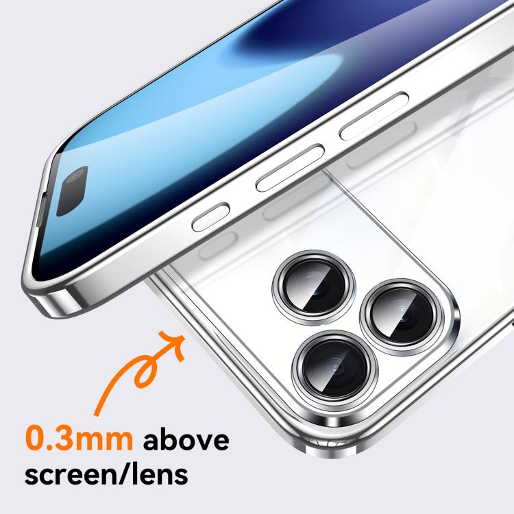 Custodia per telefono con cornice morbida in TPU trasparente elettrolitico SULADA con cinturino da polso, For iPhone 13 Pro Max, For iPhone 13 Pro, For iPhone 13