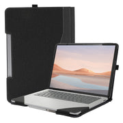 Custodia protettiva per laptop in pelle con trama in tessuto di cotone, For Microsoft Surface Laptop Studio 2