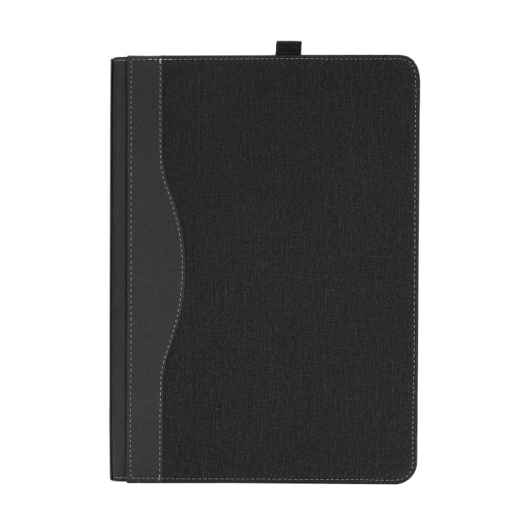 Custodia protettiva per laptop in pelle con trama in tessuto di cotone, For Microsoft Surface Laptop Studio 2