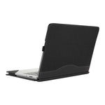 Custodia protettiva per laptop in pelle con trama in tessuto di cotone, For Microsoft Surface Laptop Studio 2
