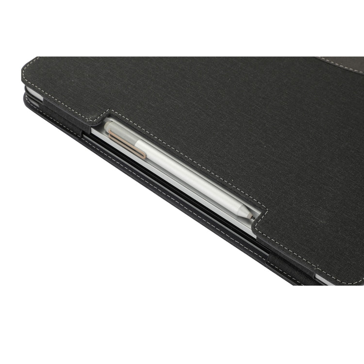 Custodia protettiva per laptop in pelle con trama in tessuto di cotone, For Microsoft Surface Laptop Studio 2