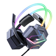 ONIKUMA X20 RGB Cuffie da gioco cablate colorate montate sulla testa, lunghezza: 1,8 m, X20