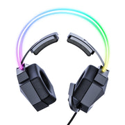 ONIKUMA X20 RGB Cuffie da gioco cablate colorate montate sulla testa, lunghezza: 1,8 m, X20