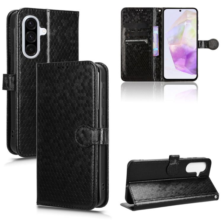 Custodia per telefono in pelle con trama a nido d'ape, For Samsung Galaxy A06 5G, For Samsung Galaxy A56 5G, For Samsung Galaxy A36 5G, For Samsung Galaxy A06