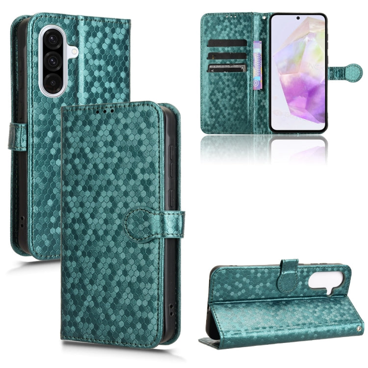 Custodia per telefono in pelle con trama a nido d'ape, For Samsung Galaxy A06 5G, For Samsung Galaxy A56 5G, For Samsung Galaxy A36 5G, For Samsung Galaxy A06