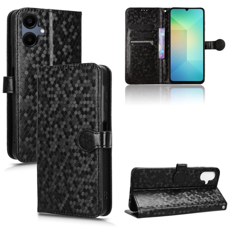 Custodia per telefono in pelle con trama a nido d'ape, For Samsung Galaxy A06 5G, For Samsung Galaxy A56 5G, For Samsung Galaxy A36 5G, For Samsung Galaxy A06