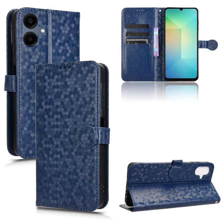 Custodia per telefono in pelle con trama a nido d'ape, For Samsung Galaxy A06 5G, For Samsung Galaxy A56 5G, For Samsung Galaxy A36 5G, For Samsung Galaxy A06