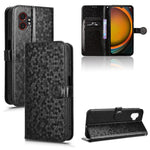 Custodia per telefono in pelle con trama a nido d'ape, For Samsung Galaxy Xcover 7 Pro