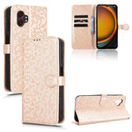 Custodia per telefono in pelle con trama a nido d'ape, For Samsung Galaxy Xcover 7 Pro