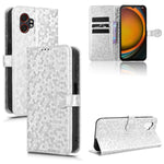 Custodia per telefono in pelle con trama a nido d'ape, For Samsung Galaxy Xcover 7 Pro