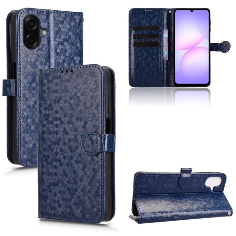 Custodia per telefono in pelle con trama a nido d'ape, For Samsung Galaxy A57 5G, For Samsung Galaxy A37 5G, For Samsung Galaxy A27 5G, For Samsung Galaxy A07 4G