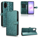 Custodia per telefono in pelle con trama a nido d'ape, For Samsung Galaxy A57 5G, For Samsung Galaxy A37 5G, For Samsung Galaxy A27 5G, For Samsung Galaxy A07 4G