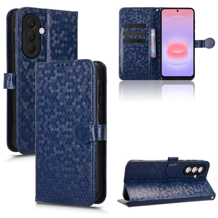 Custodia per telefono in pelle con trama a nido d'ape, For Samsung Galaxy A57 5G, For Samsung Galaxy A37 5G, For Samsung Galaxy A27 5G, For Samsung Galaxy A07 4G