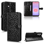 Custodia per telefono in pelle con trama a nido d'ape, For Samsung Galaxy A57 5G, For Samsung Galaxy A37 5G, For Samsung Galaxy A27 5G, For Samsung Galaxy A07 4G