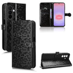 Custodia per telefono in pelle con trama a nido d'ape, For Samsung Galaxy A57 5G, For Samsung Galaxy A37 5G, For Samsung Galaxy A27 5G, For Samsung Galaxy A07 4G