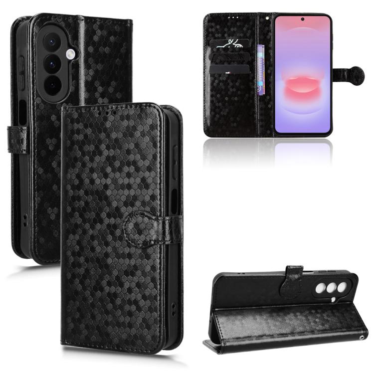 Custodia per telefono in pelle con trama a nido d'ape, For Samsung Galaxy A57 5G, For Samsung Galaxy A37 5G, For Samsung Galaxy A27 5G, For Samsung Galaxy A07 4G