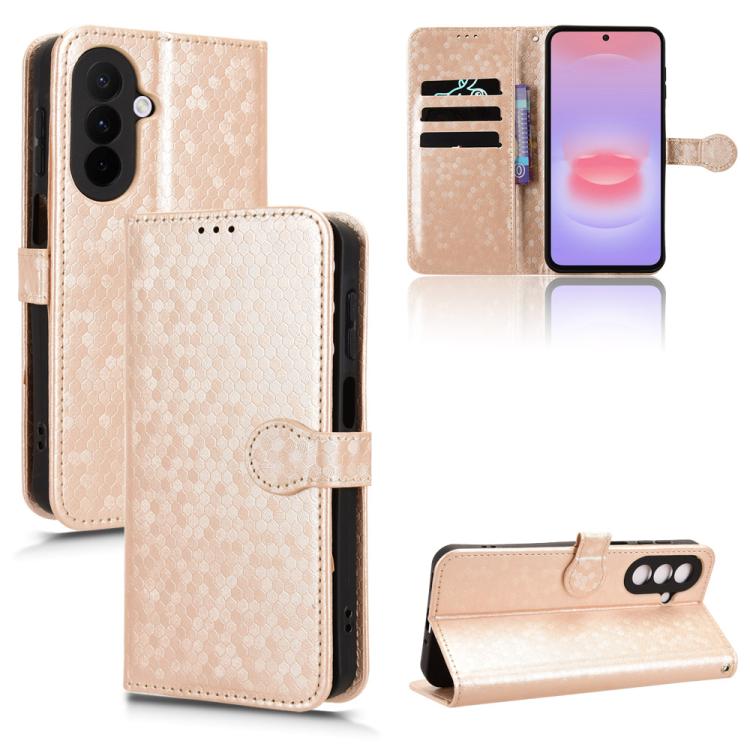 Custodia per telefono in pelle con trama a nido d'ape, For Samsung Galaxy A57 5G, For Samsung Galaxy A37 5G, For Samsung Galaxy A27 5G, For Samsung Galaxy A07 4G