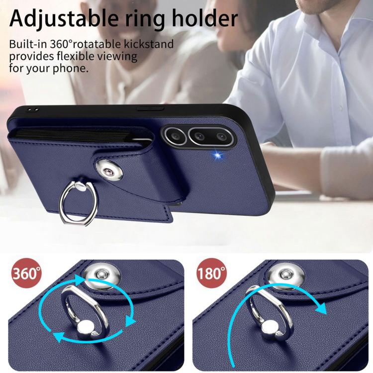 Porta carte organo Anello Custodia per telefono, For Samsung Galaxy M56 5G, For Samsung Galaxy M16 5G / F16 5G, For Samsung Galaxy M35 5G, For Samsung Galaxy M55 / C55 5G