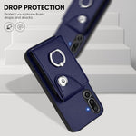 Porta carte organo Anello Custodia per telefono, For Samsung Galaxy M56 5G, For Samsung Galaxy M16 5G / F16 5G, For Samsung Galaxy M35 5G, For Samsung Galaxy M55 / C55 5G