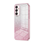 Custodia per telefono elettrolitica con polvere glitterata sfumata, For Samsung Galaxy A36, For Samsung Galaxy A16 5G