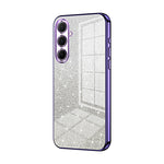 Custodia per telefono elettrolitica con polvere glitterata sfumata, For Samsung Galaxy A17, For Samsung Galaxy A56, For Samsung Galaxy A26