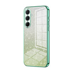 Custodia per telefono elettrolitica con polvere glitterata sfumata, For Samsung Galaxy A17, For Samsung Galaxy A56, For Samsung Galaxy A26