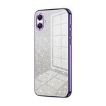 Custodia per telefono elettrolitica con polvere glitterata sfumata, For Samsung Galaxy A57 5G, For Samsung Galaxy A37 5G, For Samsung Galaxy A07