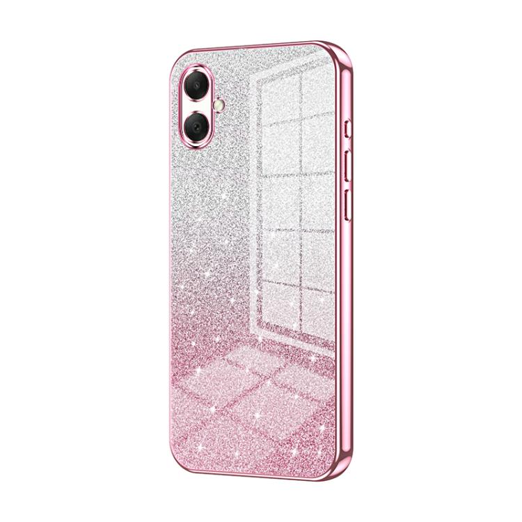 Custodia per telefono elettrolitica con polvere glitterata sfumata, For Samsung Galaxy A57 5G, For Samsung Galaxy A37 5G, For Samsung Galaxy A07