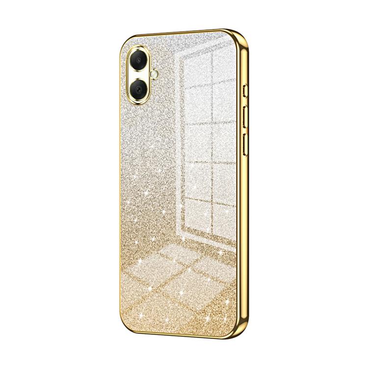 Custodia per telefono elettrolitica con polvere glitterata sfumata, For Samsung Galaxy A57 5G, For Samsung Galaxy A37 5G, For Samsung Galaxy A07