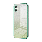 Custodia per telefono elettrolitica con polvere glitterata sfumata, For Samsung Galaxy A57 5G, For Samsung Galaxy A37 5G, For Samsung Galaxy A07
